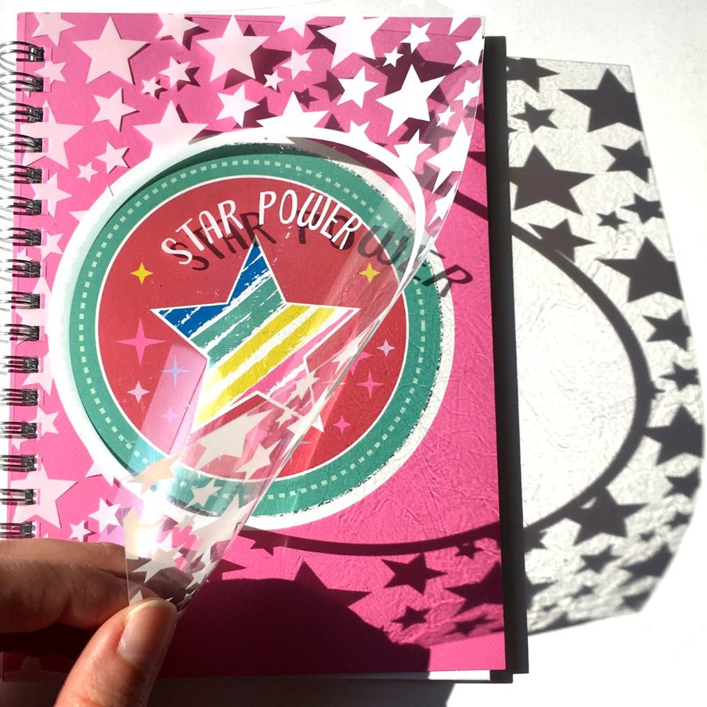Pink STAR POWER Notebook - Picture 2 of 5